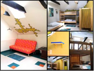 Bed in 6-Bed Mixed Dormitory Room with Shared Bathroom